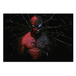 پوستر طرح ونوم و مرد عنکبوتی Venom Taking Over Spiderman مدل NV0980