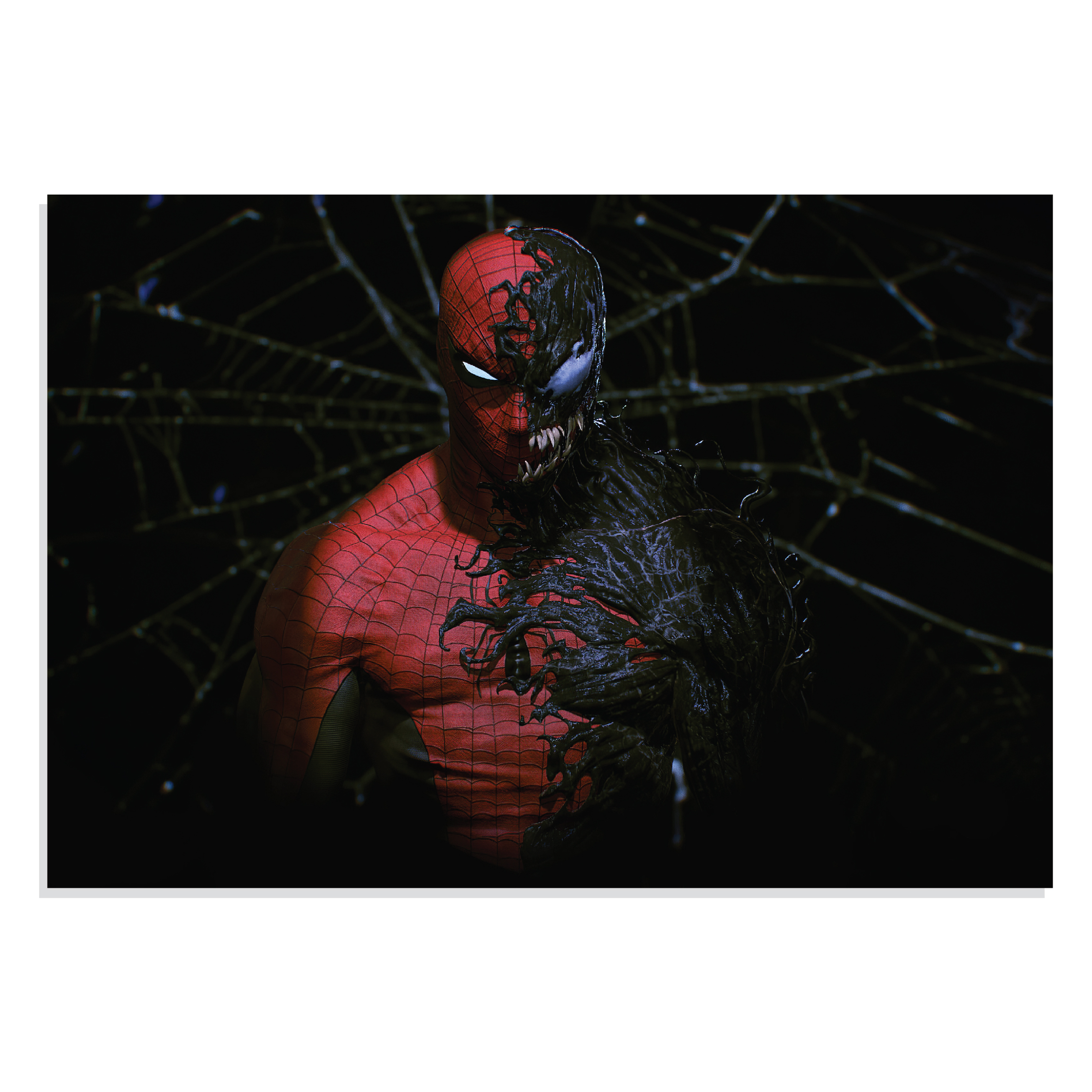 پوستر طرح ونوم و مرد عنکبوتی Venom Taking Over Spiderman مدل NV0980