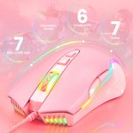 ماوس مخصوص بازی اونیکوما مدل CW905 Peach Gradient