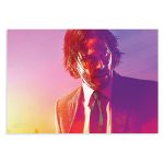پوستر  طرح فیلم John Wick Keanu Reeves مدل NV0376