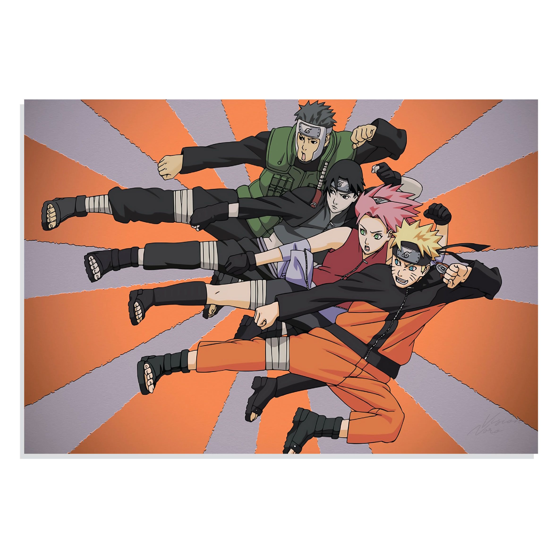 پوستر  طرح Naruto مدل NV0252