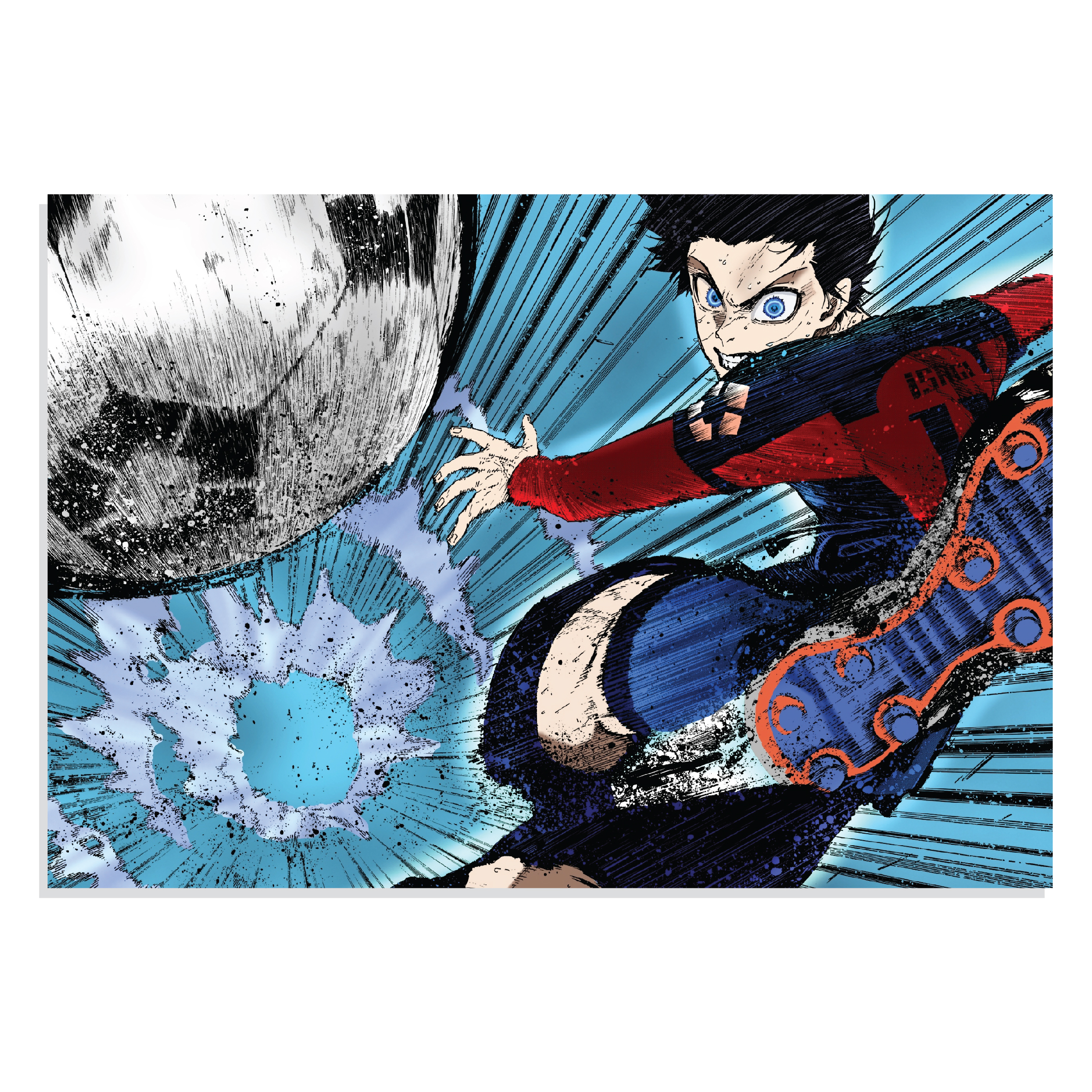 پوستر  طرح انیمه قفل آبی Blue Lock Anime مدل NV0509