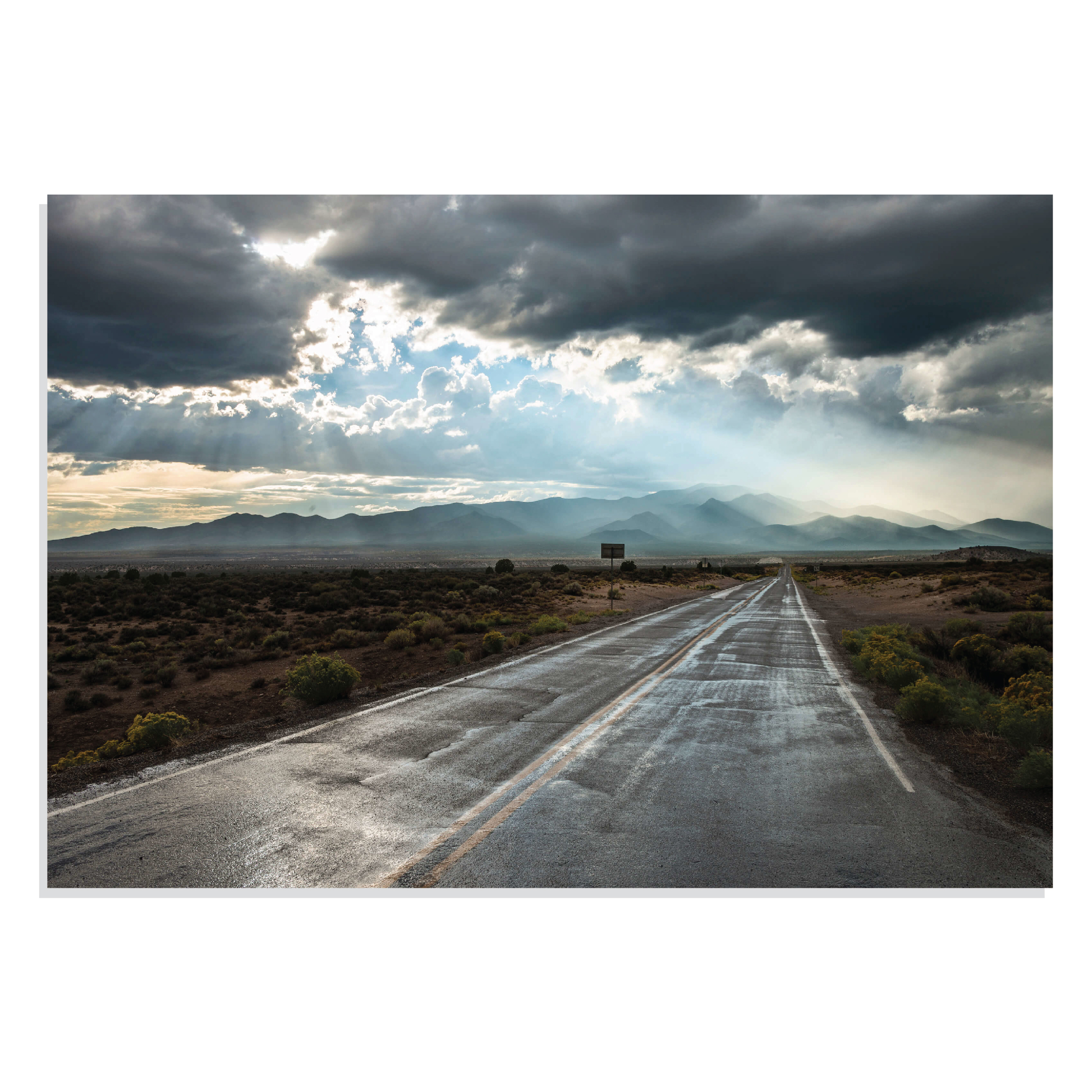 پوستر  طرح خیابان خالی Empty Road مدل NV0751