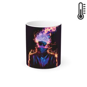 ماگ حرارتی نورو استور طرح انیمه جوجوتسو کایسن Jujutsu Kaisen Gojo Satoru کد NM0910