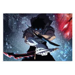 پوستر  طرح انیمه سولو لولینگ Solo Leveling Anime مدل NV0565