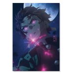 پوستر طرح انیمه شیطان کش Demon Slayer مدل M0563