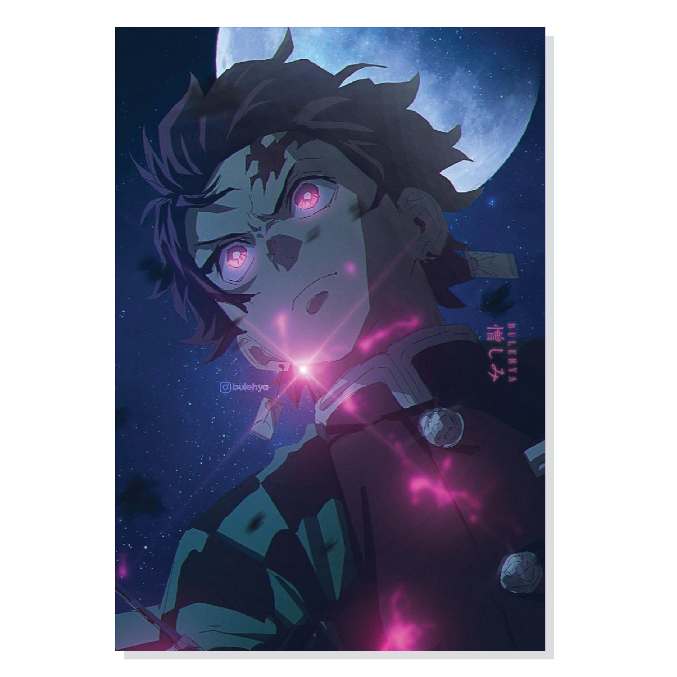 پوستر طرح انیمه شیطان کش Demon Slayer مدل M0563