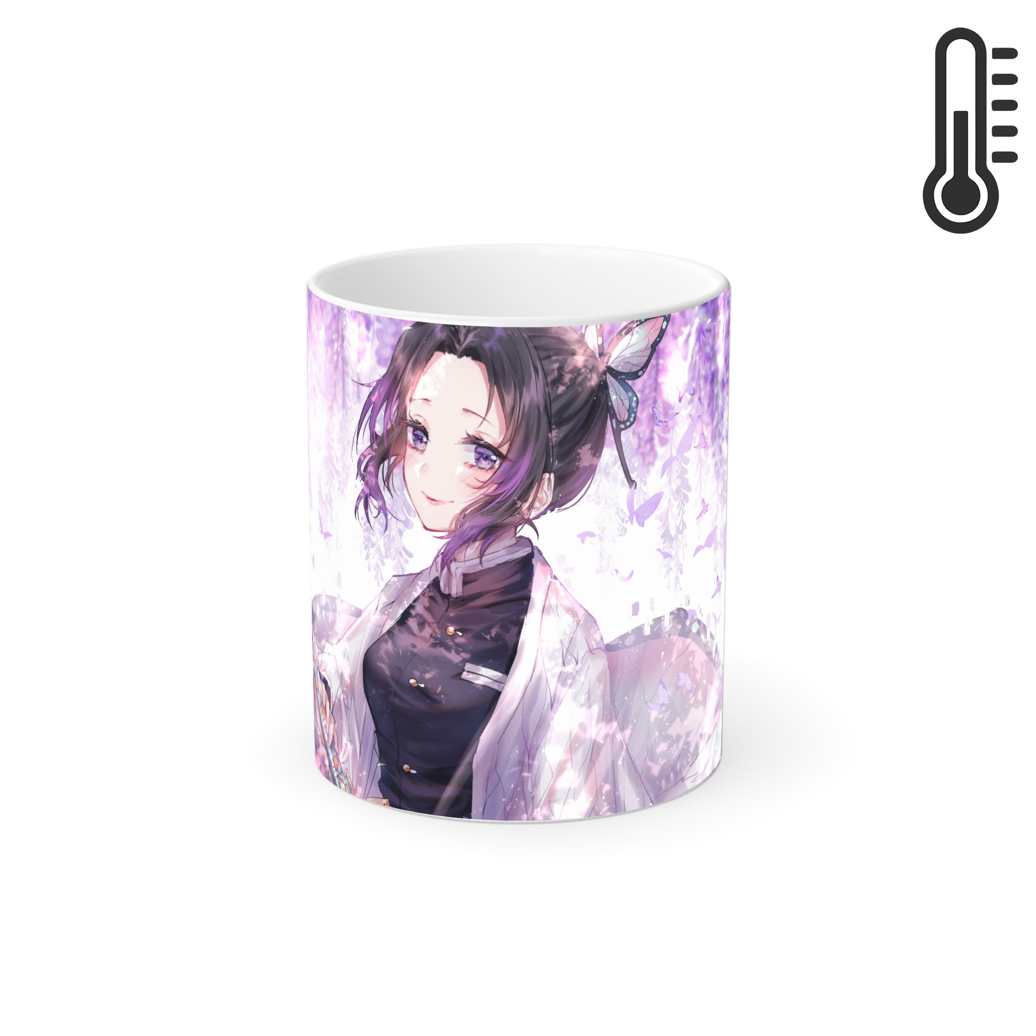 ماگ حرارتی نورو استور طرح انیمه شیطان کش هاشیرا حشره - Shinobu Kochou - Kimetsu no Yaiba - Demon Slayer کد NM0661