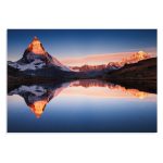 پوستر طرح طبیعت رودخانه و دریاچه Mountain & River مدل NV0769