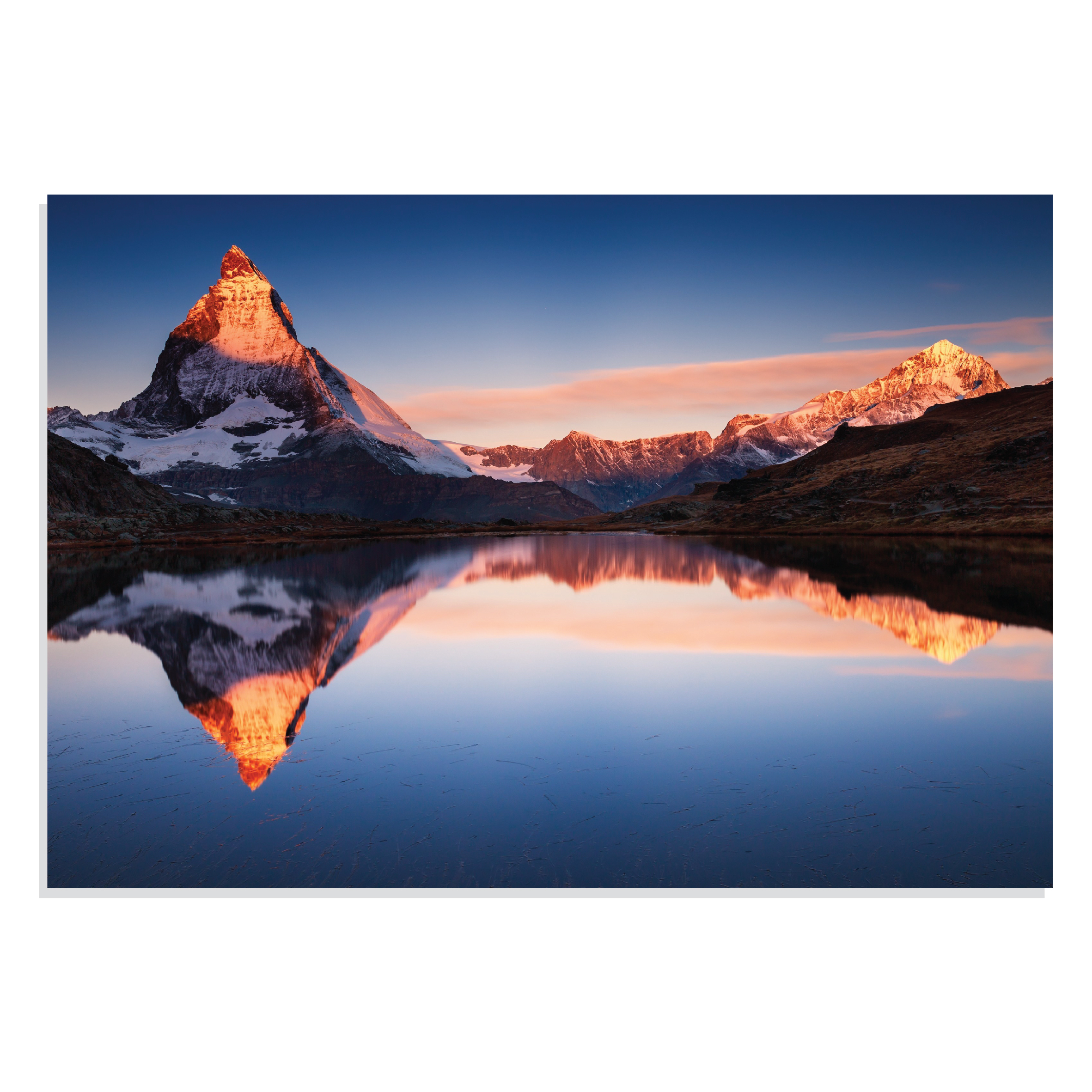 پوستر طرح طبیعت رودخانه و دریاچه Mountain & River مدل NV0769