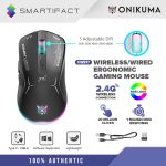 ماوس بی سیم گیمینگ اونیکوما مدل CW917 Dual Mode