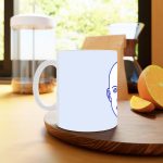 ماگ نورو استور طرح چهره درهم آمیخته کد NM14210