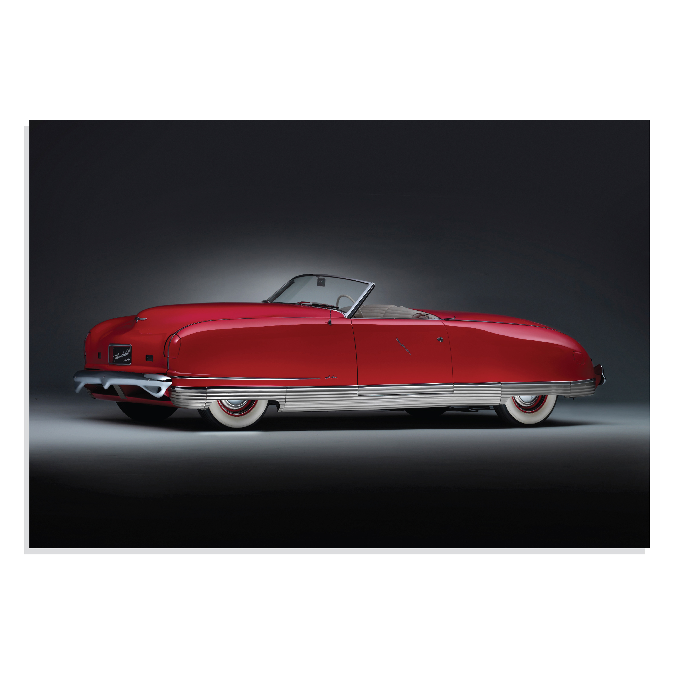 پوستر طرح ماشین کلاسیک کرایسلر تاندر بلت Chrysler Thunder Bolt Concept 1940 مدل NV0647