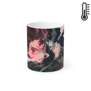 ماگ حرارتی نورو استور طرح انیمه شیطان کش تانجیرو Tanjiro Kimetsu no Yaiba Demon Slayer کد NM0674
