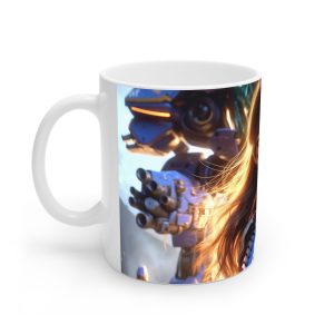 ماگ نورو استور طرح بازی اوورواچ Overwatch Game دی‌وا (D.Va) قهرمان مکاپایلوت کد NM8751
