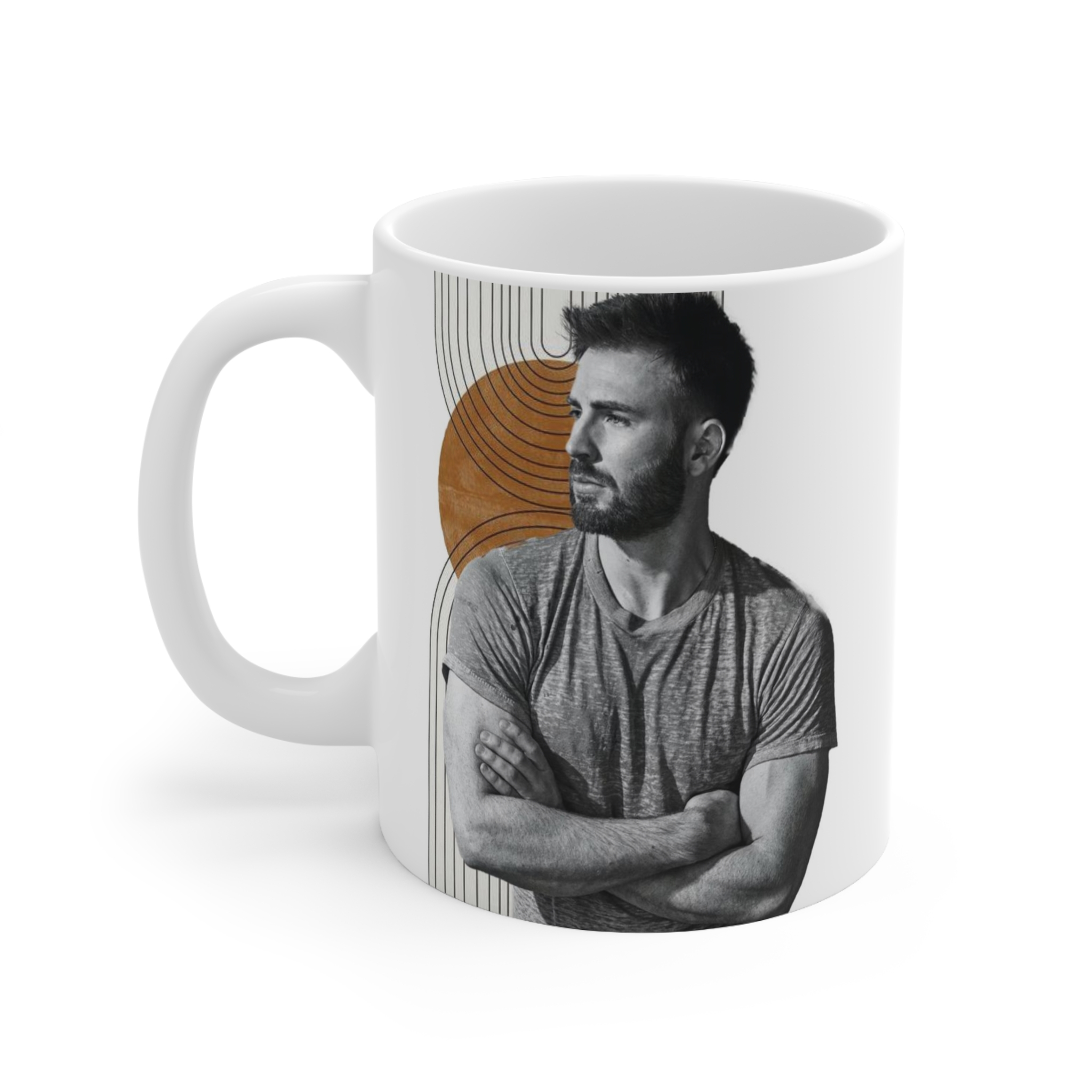 ماگ طرح کریس ایوانز Chris Evans مدل NM2070